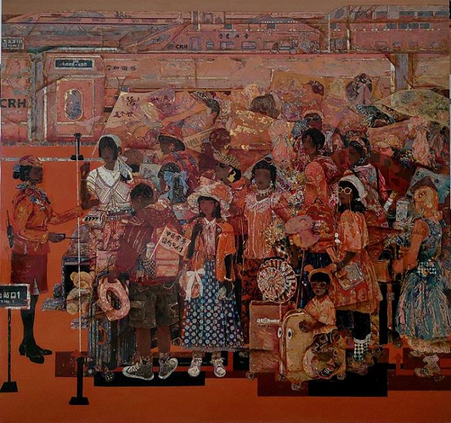喜讯 | 我院何翔宇老师漆画作品《旅行》成功入选第十四届全国美展
