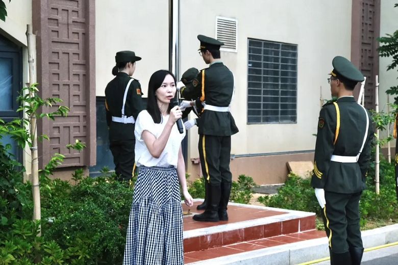 奋进新学期、谱写新篇章|智能创意学院升旗仪式