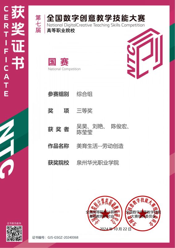 智能创意学院“金课”新突破：两门精品课程获10项学科竞赛奖