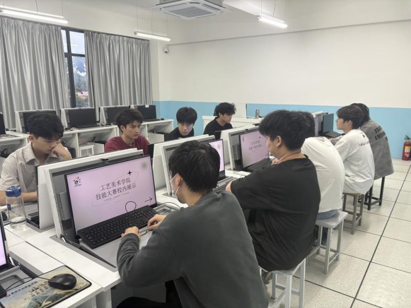 职教周活动——职业技能大赛校内展示