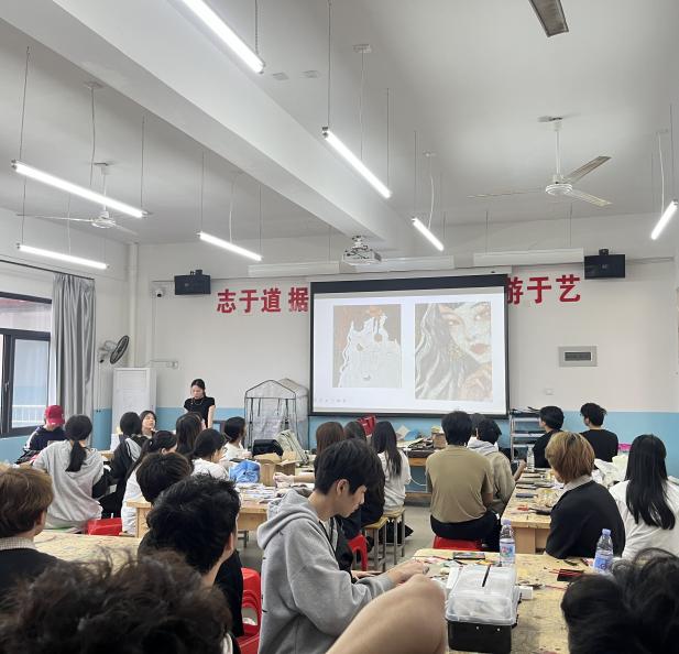 职教周活动——以漆为笔 以技传承